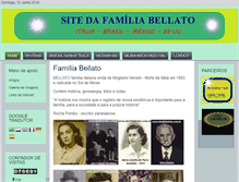 Tablet Screenshot of familiabelato.com.br